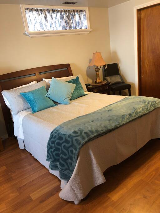 Cozy, comfortable bed!