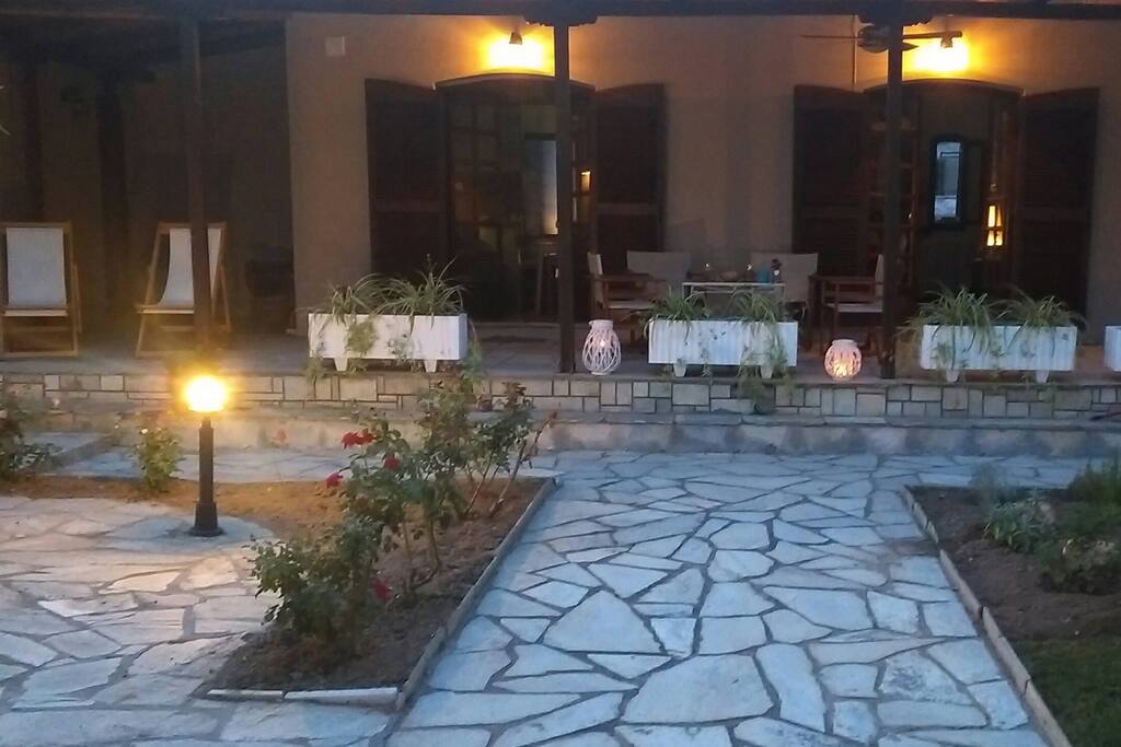 Porch view from garden