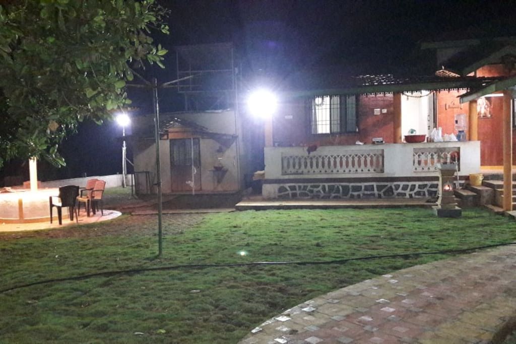 Night view at The farm house