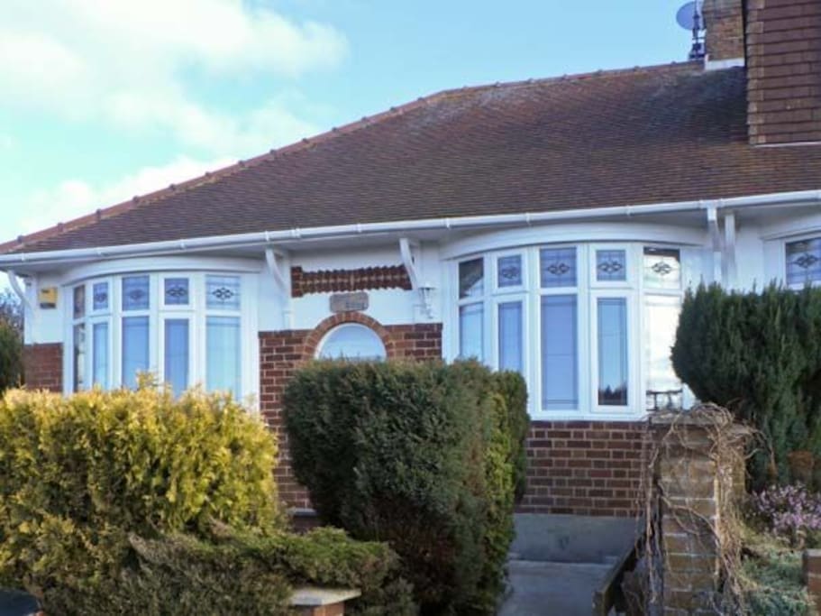 Sea and country views from the front of North Riding