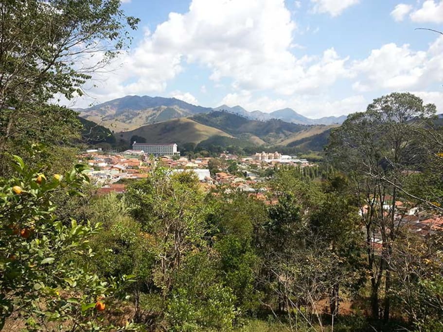 vista da cidade desde o sítio