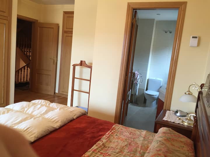 Spacious, bright room with en-suite bathroom