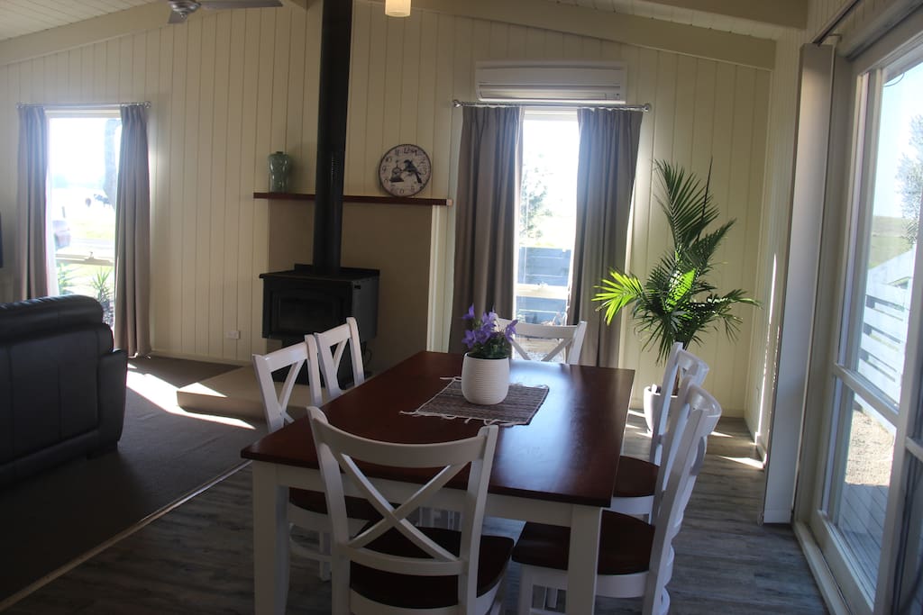 Open plan living.