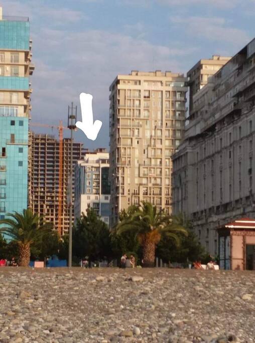 фото сделано с пляжа .