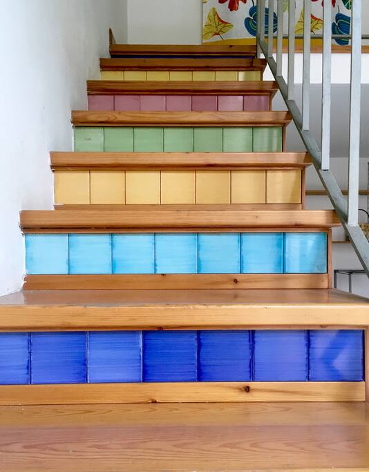 Scala di accesso al piano superiore