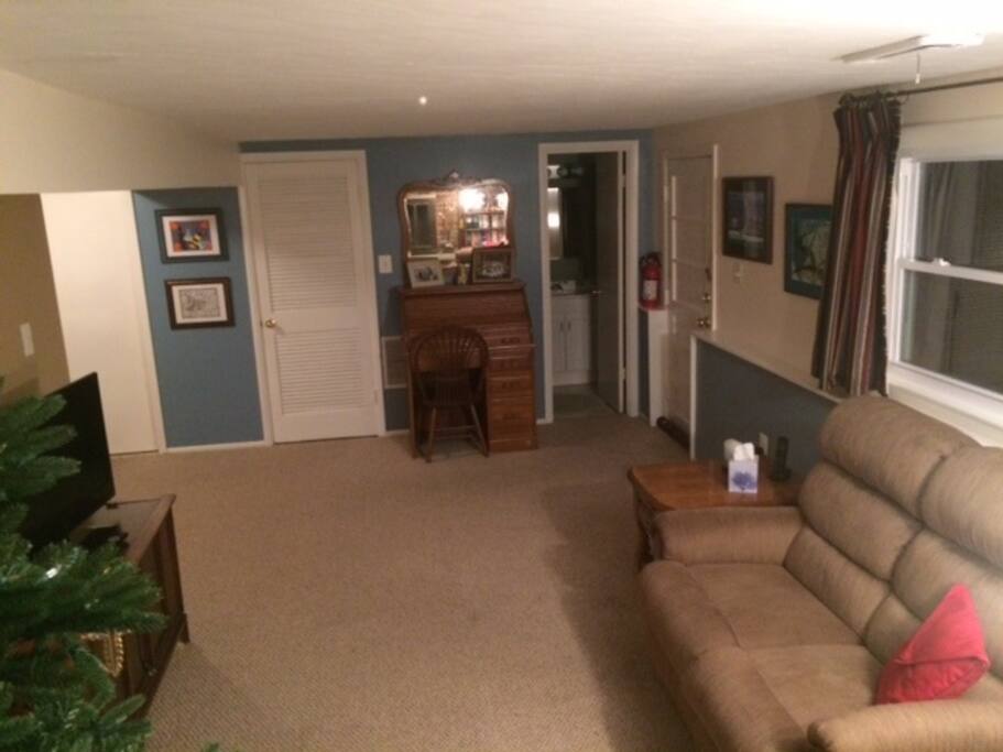 Living room w/fireplace