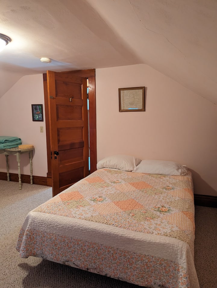 Double bed upstairs. (1 of 2)