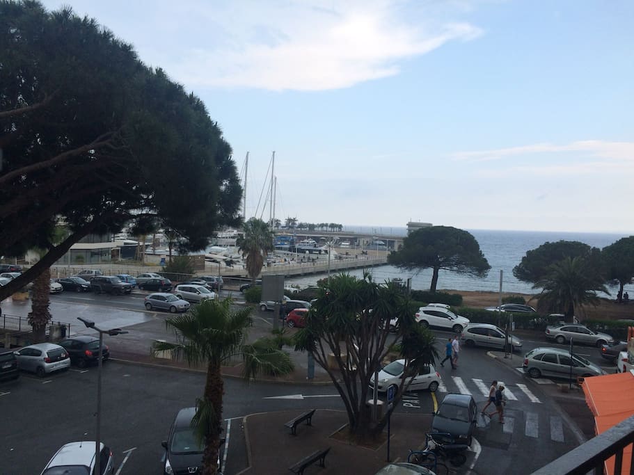 Vue mer depuis le balcon