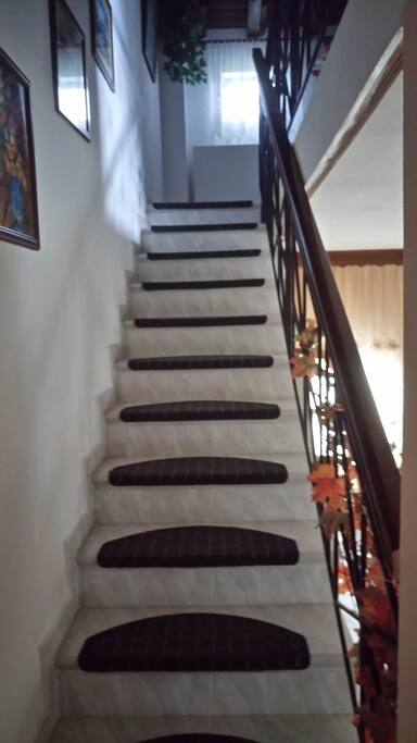 Η σκάλα προς τα υπνοδωμάτια / The internal staircase