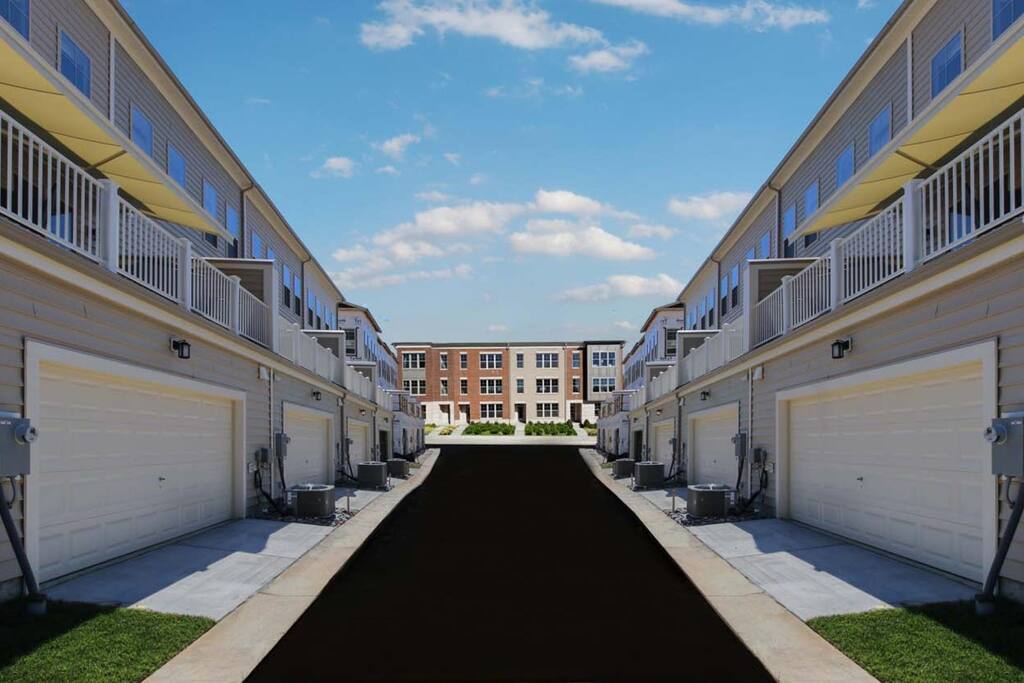2 car garage included (no remote, access panel from within), address located above door. plenty of street parking in front of home and along the immediate perimeter.