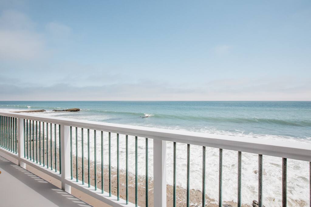 View From Deck. BBQ and Chaise Lounges with Cushions Included.