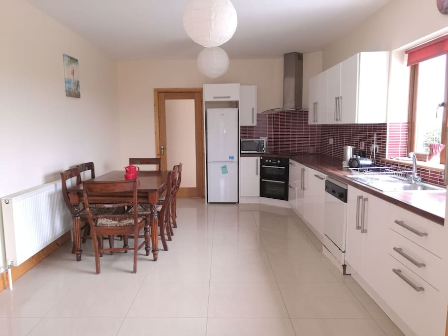 Kitchen and dining area