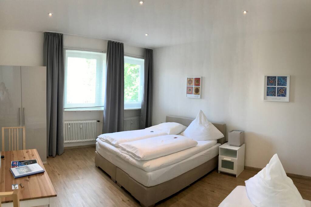 Boxspringbett 160x200 auch als Einzelbett möglich
