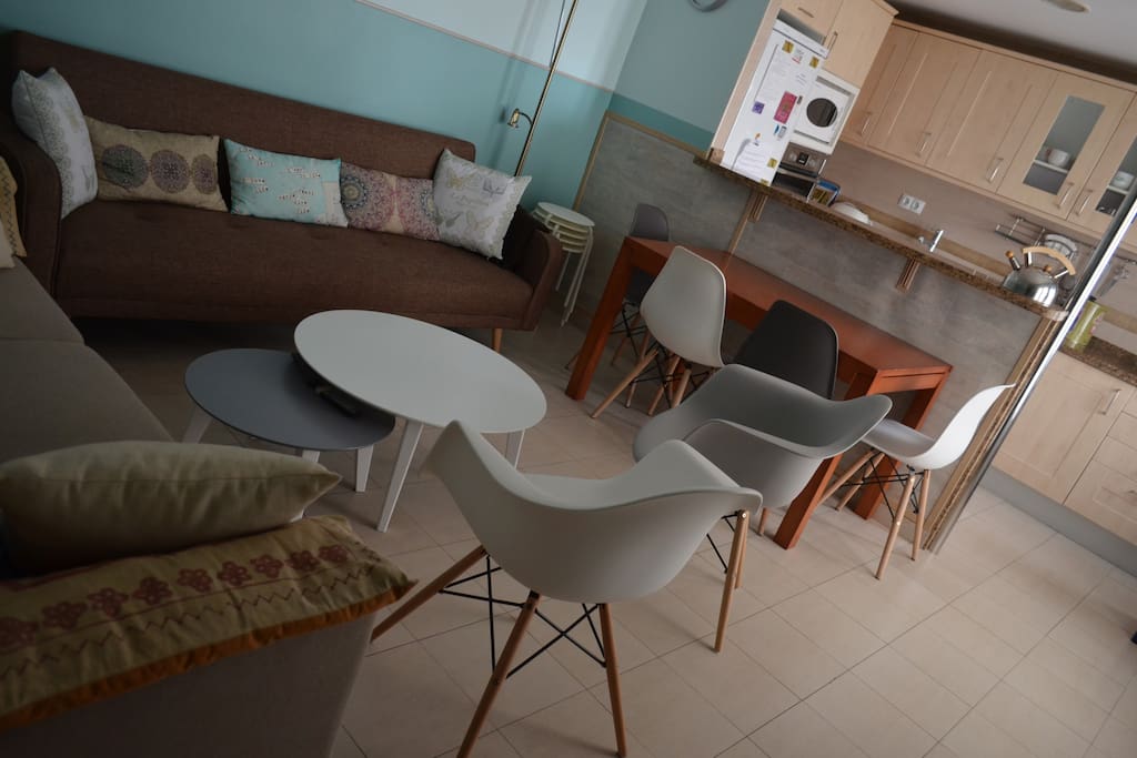 Zona de estar, comedor, cocina...