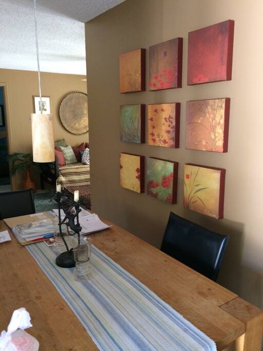 Family Room Game table off entrance