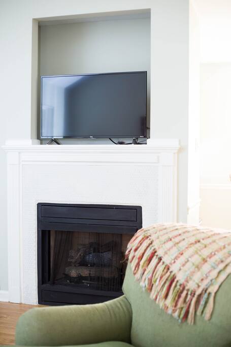 Living room with TV