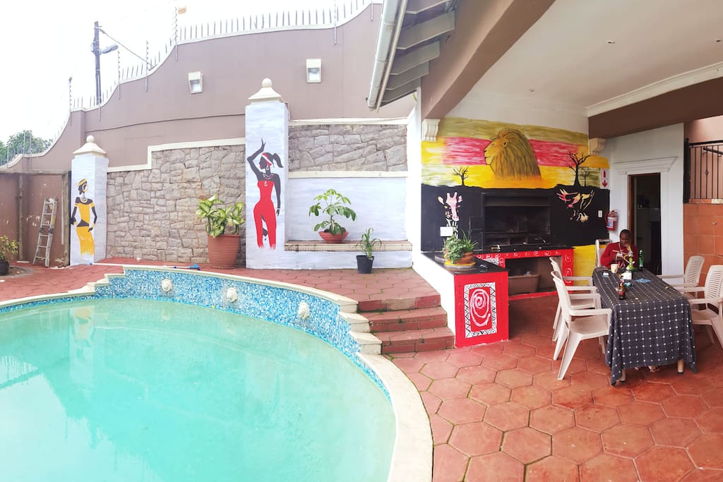 communal braai area
