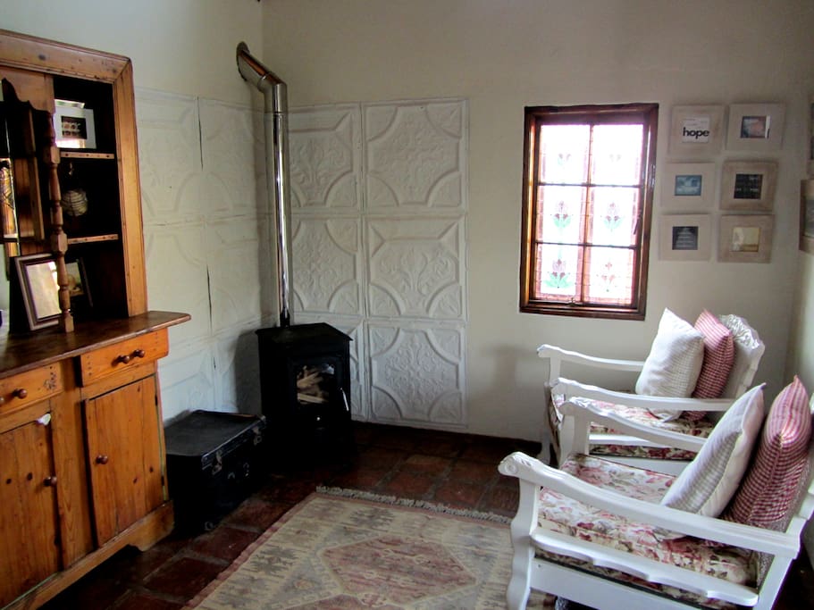 Seating side of the bedsitter