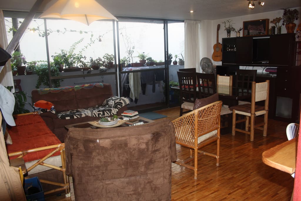 rest room and eating room with balcon
