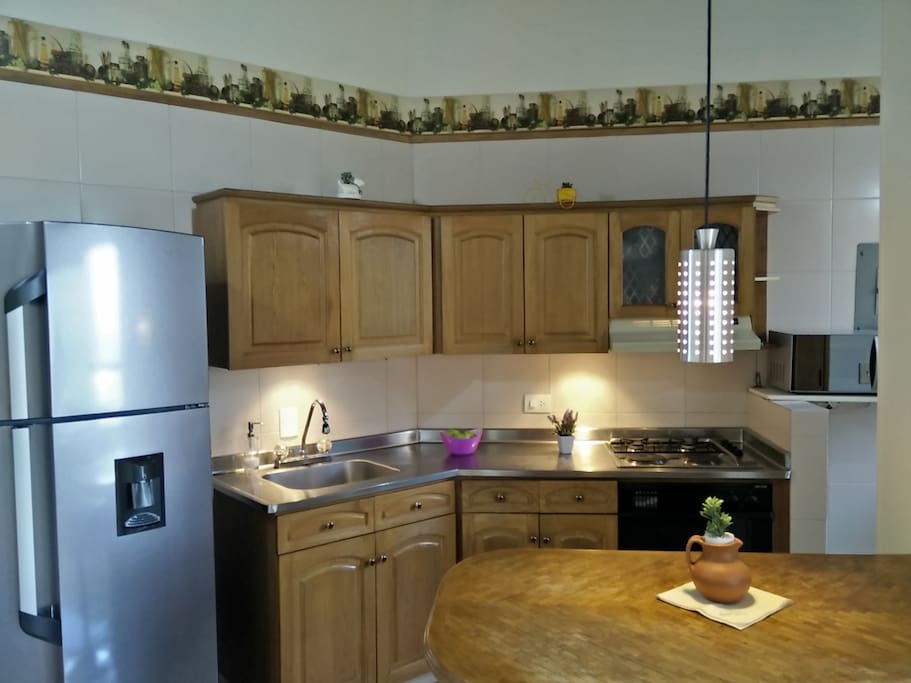 Comfortable, complete and very clean kitchen