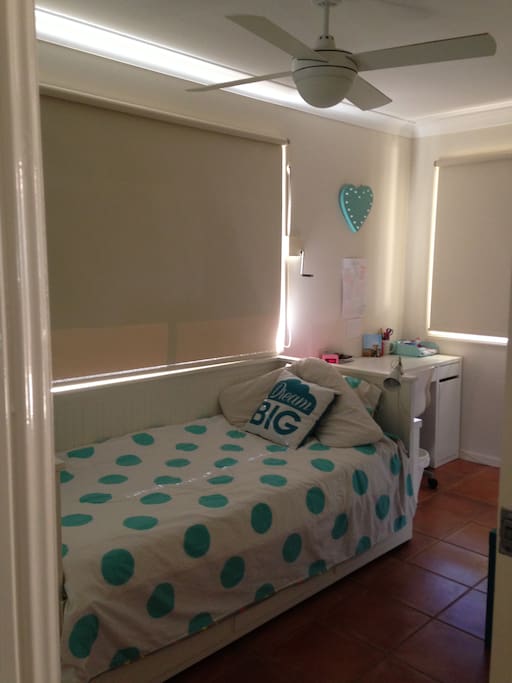 Bedroom 5 Day Bed has a trundle bed.