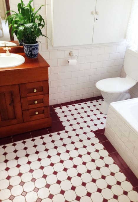 The master bedroom ensuite, with a nice sized bath