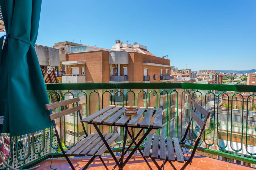 Balcony with views