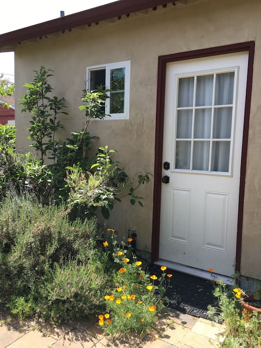 Entrance to studio