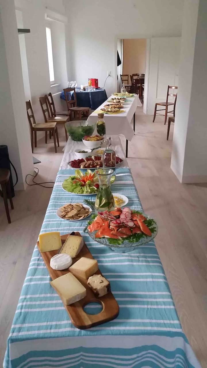 Dom je vhodný aj na oslavu.