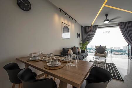 Fantastic Seaview ★Arte S★ 500MbpsWIFI @ 3房式豪华海景公寓