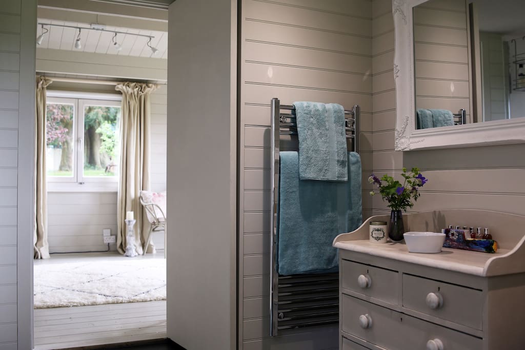 En suite with large walk in shower