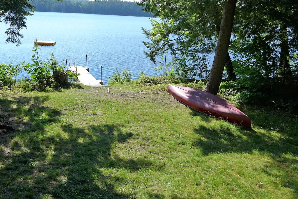 What shall we do? Paddle the canoe? Or dive off the raft? Lie on the dock in the sun and warm draft?