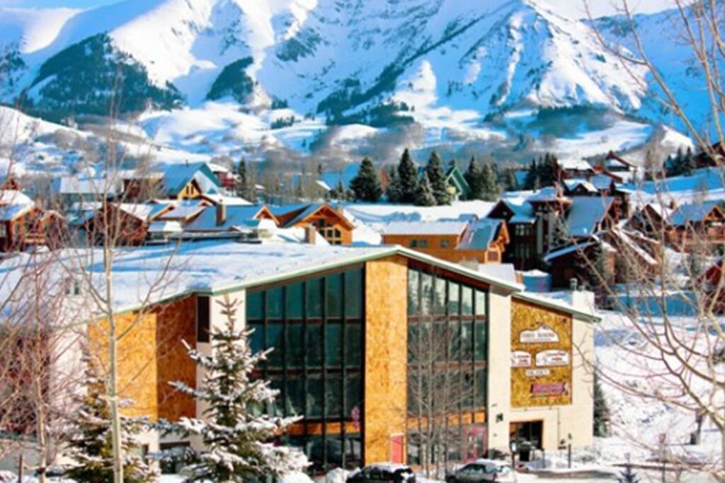 beautiful in its winter setting