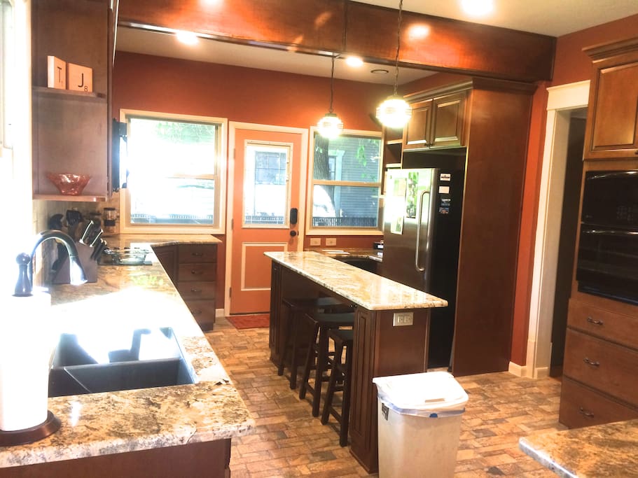 Newly remodeled kitchen.