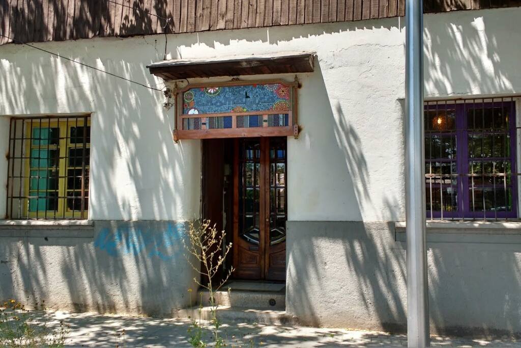 Esta es la casa por fuera.