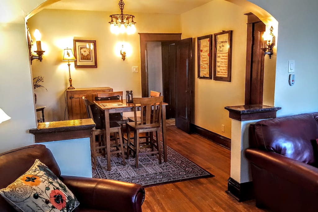 Work on your laptop or enjoy your dinner in our comfortable dining room