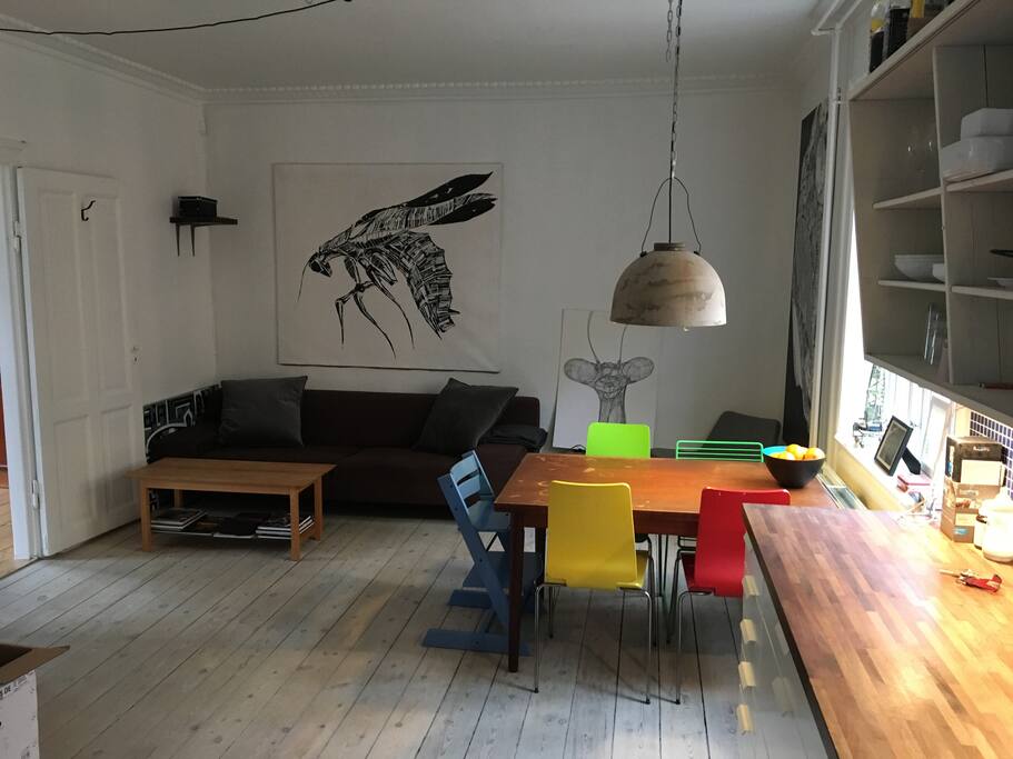The rest of the living room