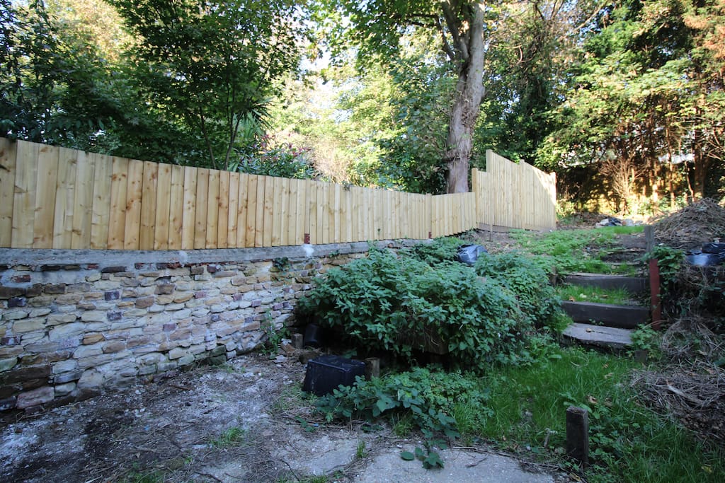 Lovely big garden, good for sitting, bbq's in the afternoon. We are currently working on it as an ongoing project.