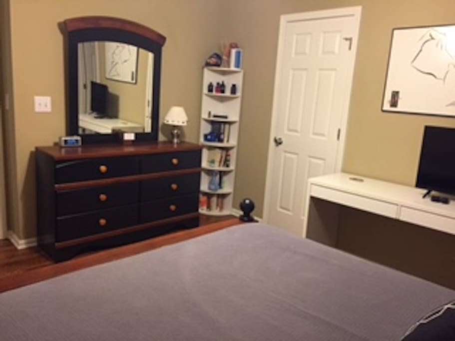 Bedroom - the closed door pictured leads to a jack-n-jill bathroom. Plenty of drawer space.