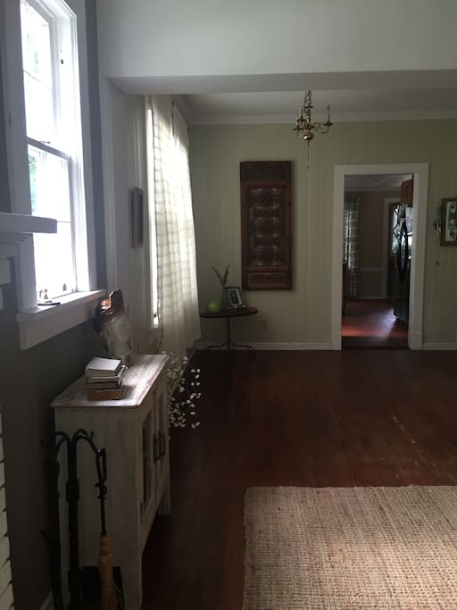 Open space in living area
