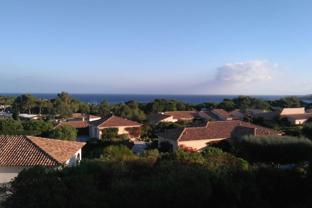 Vue sur terrasse