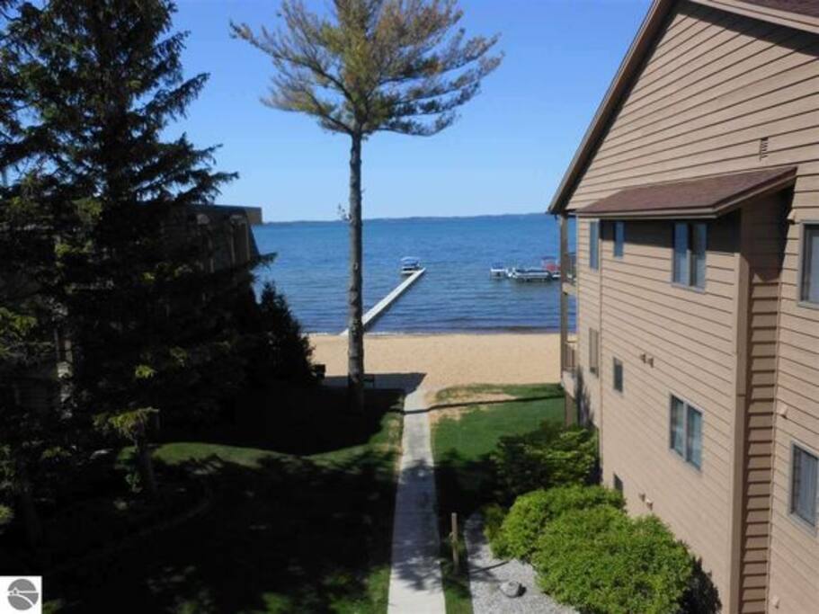 Only steps to the beach.