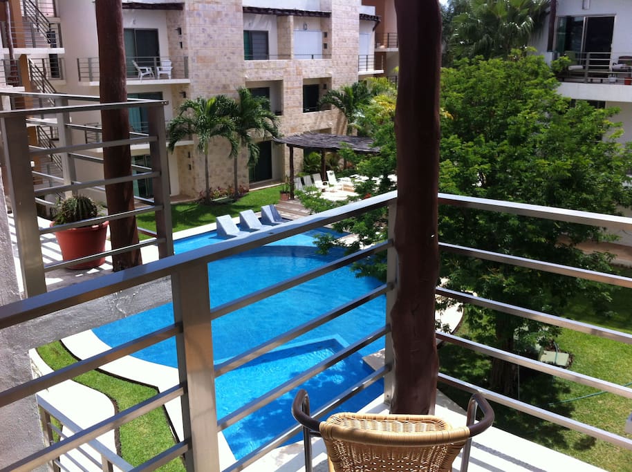 Vista desde el balcon