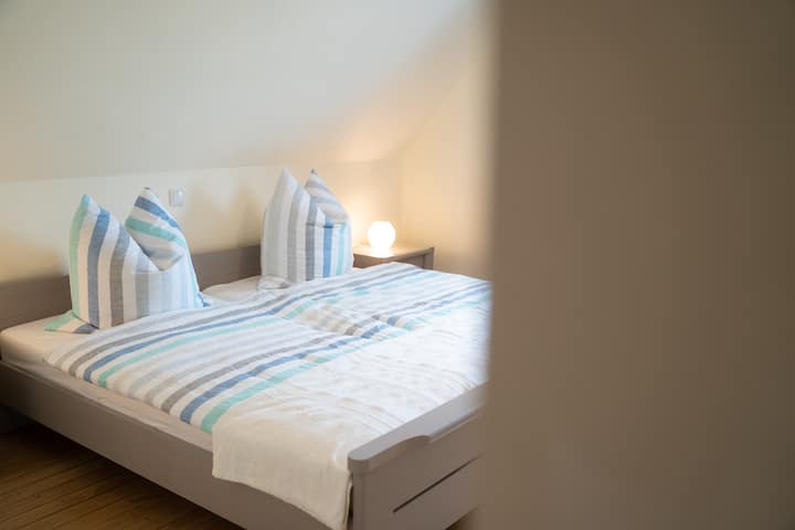 Fourth bedroom with double bed, upstairs