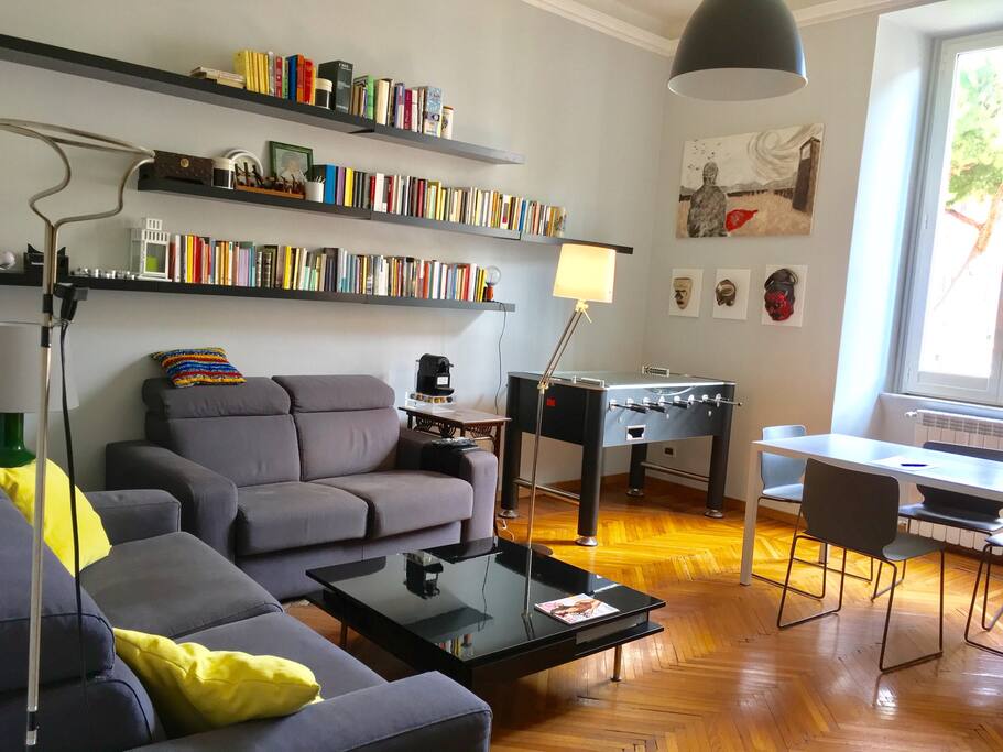 The living room