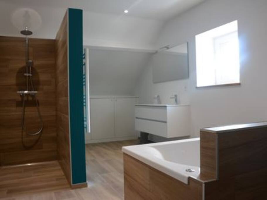 salle de bains ( bain à remous)
