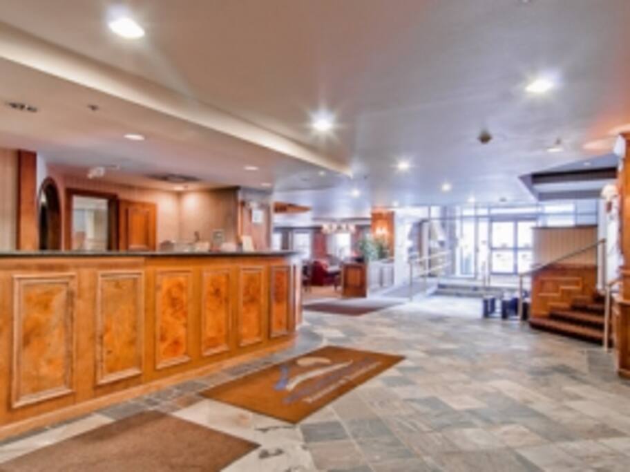 Front desk, staffed 24 hours per day, 7 days a week