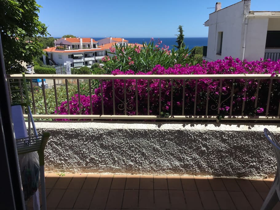 La vue du balcon