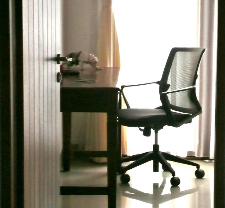 Feel comfortable in spaces that include essentials such as WiFi and cable TV