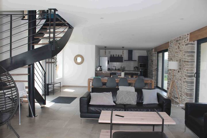 Gîte De Charme Rénové De 8 à 14 Personnes Avec Spa - Rohan